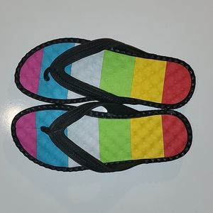 Like New (Size 6) Women's Colored Flip Flops